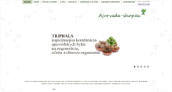 Desktop Screenshot of ajurveda-shop.eu